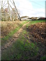 Path from the M3 underpass to Birch Close