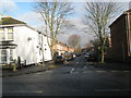 Looking from Chestnut Avenue into High Street