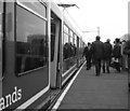 Docklands Light Railway car at Debdale Park, Manchester