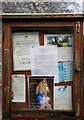 Drumelzier Village Hall notice board