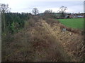 Disused railway line at Gobowen