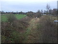 Disused railway line at Gobowen