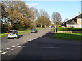 Cars turning from Scantabout Avenue onto Alexandra Road