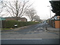 Looking from Chestnut Avenue into Cranbury Road