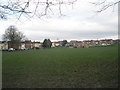 Distant playpark as seen from Derby Road