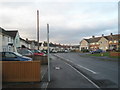 Approaching the crossroads of Burns Road and Locksley Road