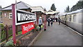 "Santa Special" at Winchcombe station.