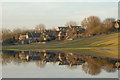 River Coln floods meadow at Calcot