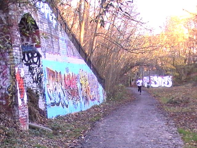 Crouch End Hill Bridge Graffiti