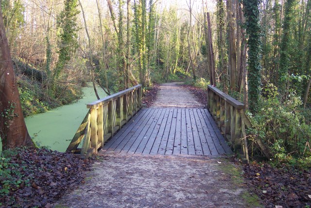 Trackbridge In Oare Gunpowder Works David Anstiss Cc By Sa - 