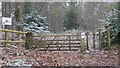 Footpath leaves Hammer Lane near Barford