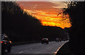 Commuters at sunrise - Llantwit Major