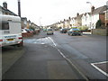 Approaching the junction of Kipling  Road and Masefield Close