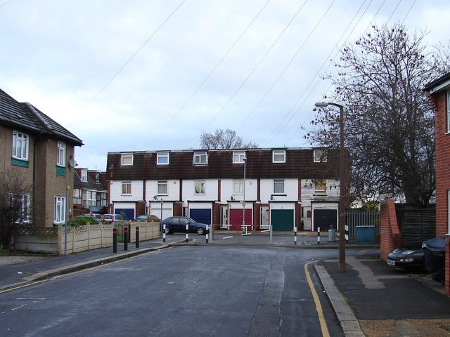 Terraced housing at Queens Park Road
