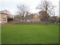 Village green and school in Manfield