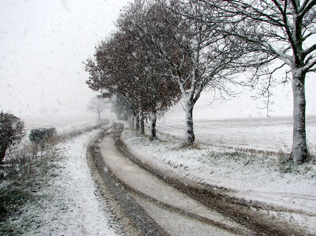 A snowy Cross Lane