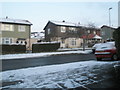 High winds and recent snow in Ludlow Road