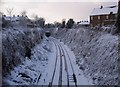 Railway near Balmoral Gardens, Gillingham