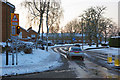 Snowy evening, Ashdown Drive Crawley