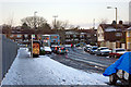 Cold evening at the traffic lights, Crawley