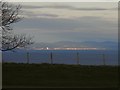 Distant coastline around Kings Dock, Swansea