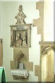 St Mary, Shipton under Wychwood, Oxon - Wall monument