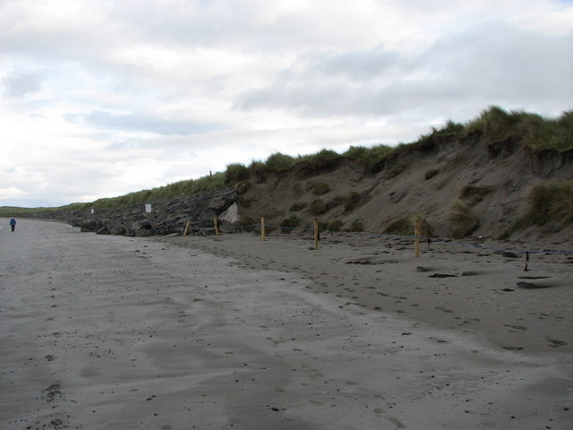 Sand dune erosion, Rosses Point