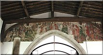 SP4115 : St Laurence, Combe, Oxon - Doom by John Salmon