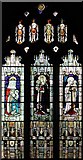 SP4115 : St Laurence, Combe, Oxon - Window by John Salmon