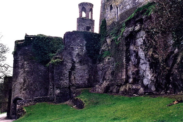 Blarney Castle - NE corner of castle and adjacent tower