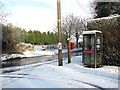 Telephone and postbox on The Street in Ketteringham