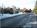 Approaching the junction of  Sunnyhill and Wheeler Lane