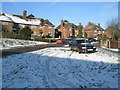 A snowy scene in Sunnydown