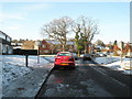 Melting snow in Roke Lane