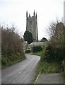 Church view from the village