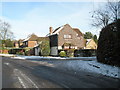 Approaching the junction of  Merryacres and Cramhurst Lane