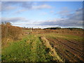 Bridleway and footpath junction, south-east of Atchley Manor