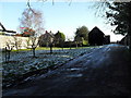 An icy scene to the east of Chidham Lane