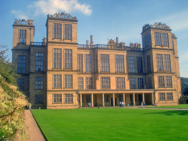 Front entrance of Hardwick Hall © Trevor Rickard :: Geograph Britain ...