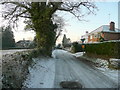 SO5824 : Wilton Lane, north , in winter by Jonathan Billinger