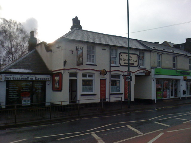 The Welcome All, Horns Cross © Chris Whippet :: Geograph Britain and ...