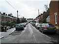 An icy scene in Osborne Road