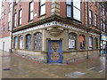 Unoccupied building on the corner of Anson Street and London Road