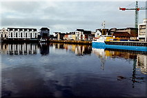 M2924 : Galway - View of SW side of harbour from NE side by Joseph Mischyshyn