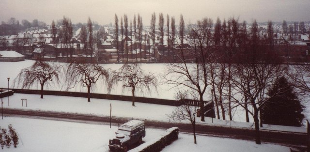 Winter on campus and Bournbrook