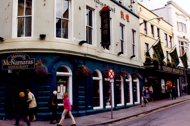 Galway - Shops along northwest side of William St