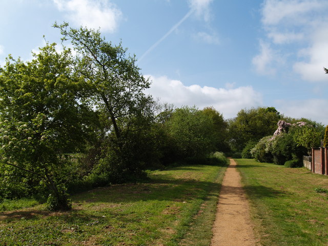 Path leading out of Cranfield