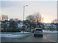 Setting sun over Chester-le-Street