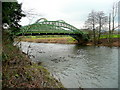 SO3405 : River Usk and Chain Bridge by Jonathan Billinger
