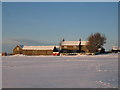 Highcliffe Farm in the snow